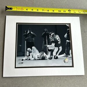 Lawrence Taylor NY Giants football photo and mat